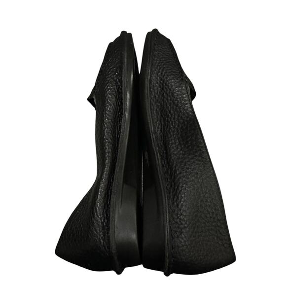 Aerosol awestruck-soft pebble leather black driving shoes size 5.5 flats - Picture 6 of 10